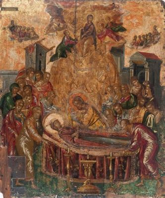  The Dormition of the Mother of God, A Triumphant Depiction of Spiritual Ascension and Divine Beauty